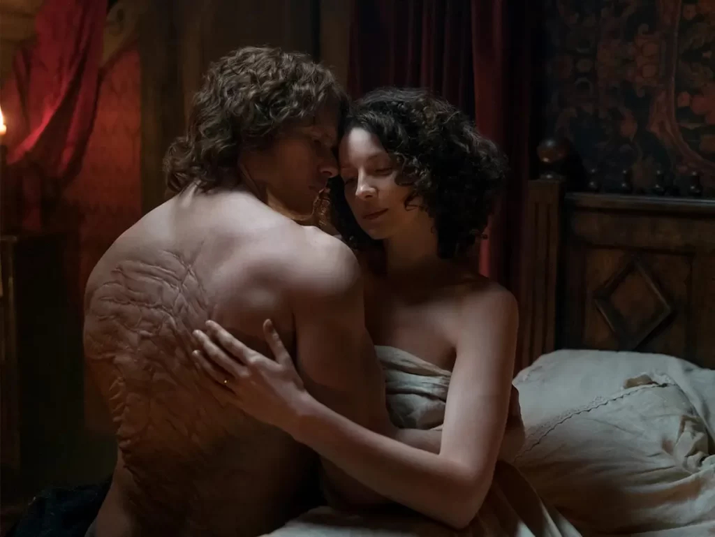 К каком эпизоде была сцена секса в сериале "Чужестранка"?