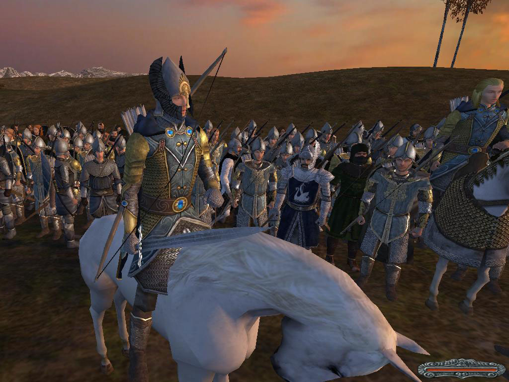 Старый мод Mount & Blade по "Властелину Колец" и настоящие персонажи Средиземья