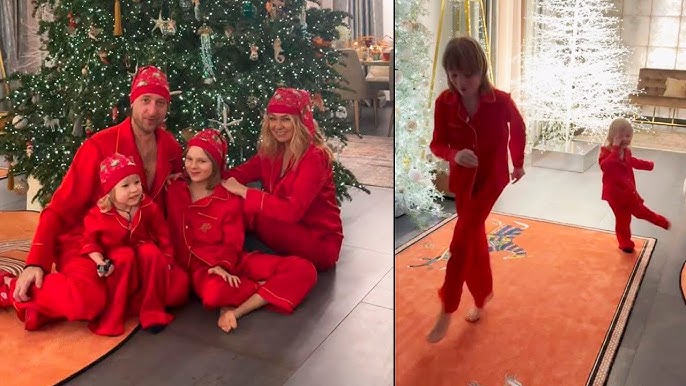20 новогодних фотосессий российских звезд - фото с детьми